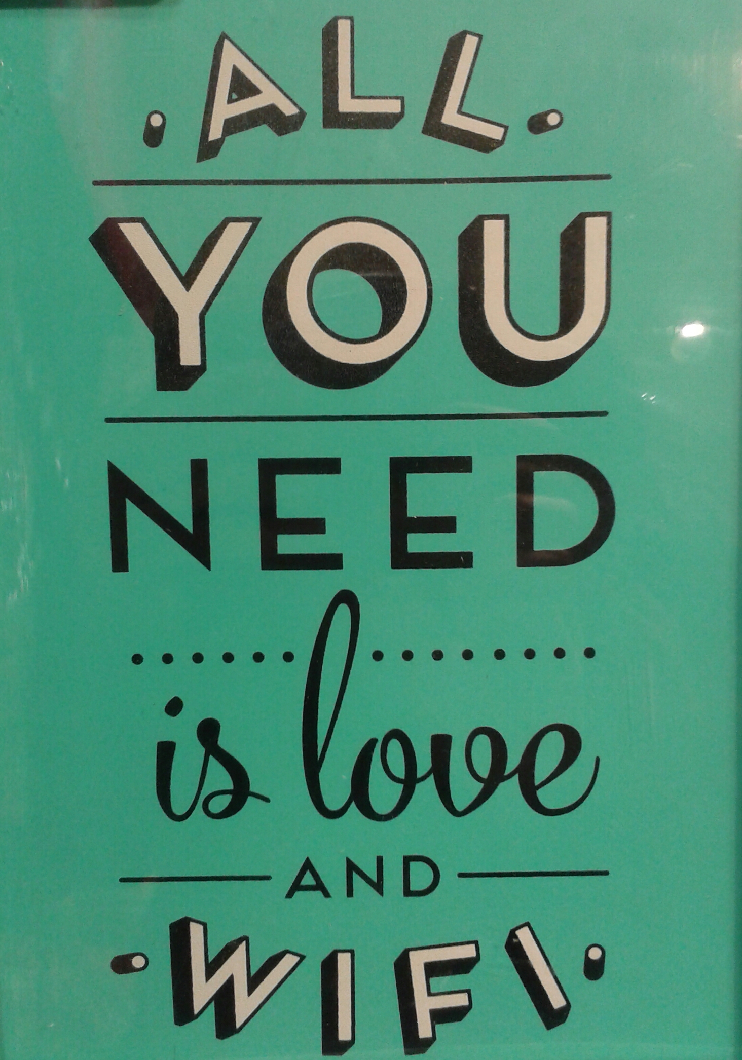 Cartél de All you need is love